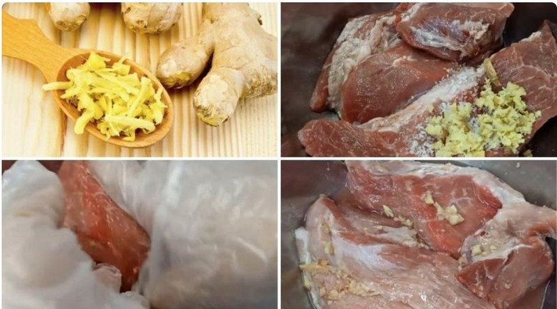 Sơ chế thịt nai trước khi ướp