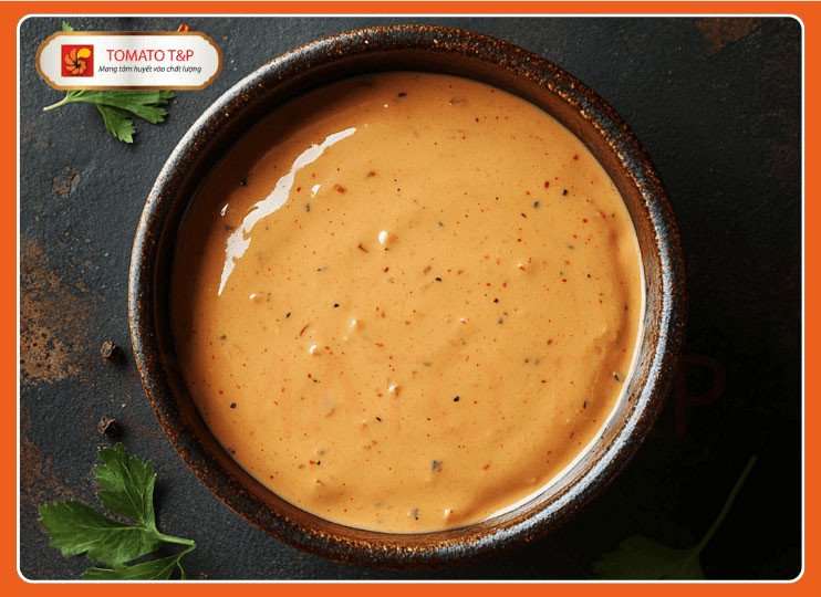 sốt phô mai vàng óng mượt mà cho món thịt nướng BBQ