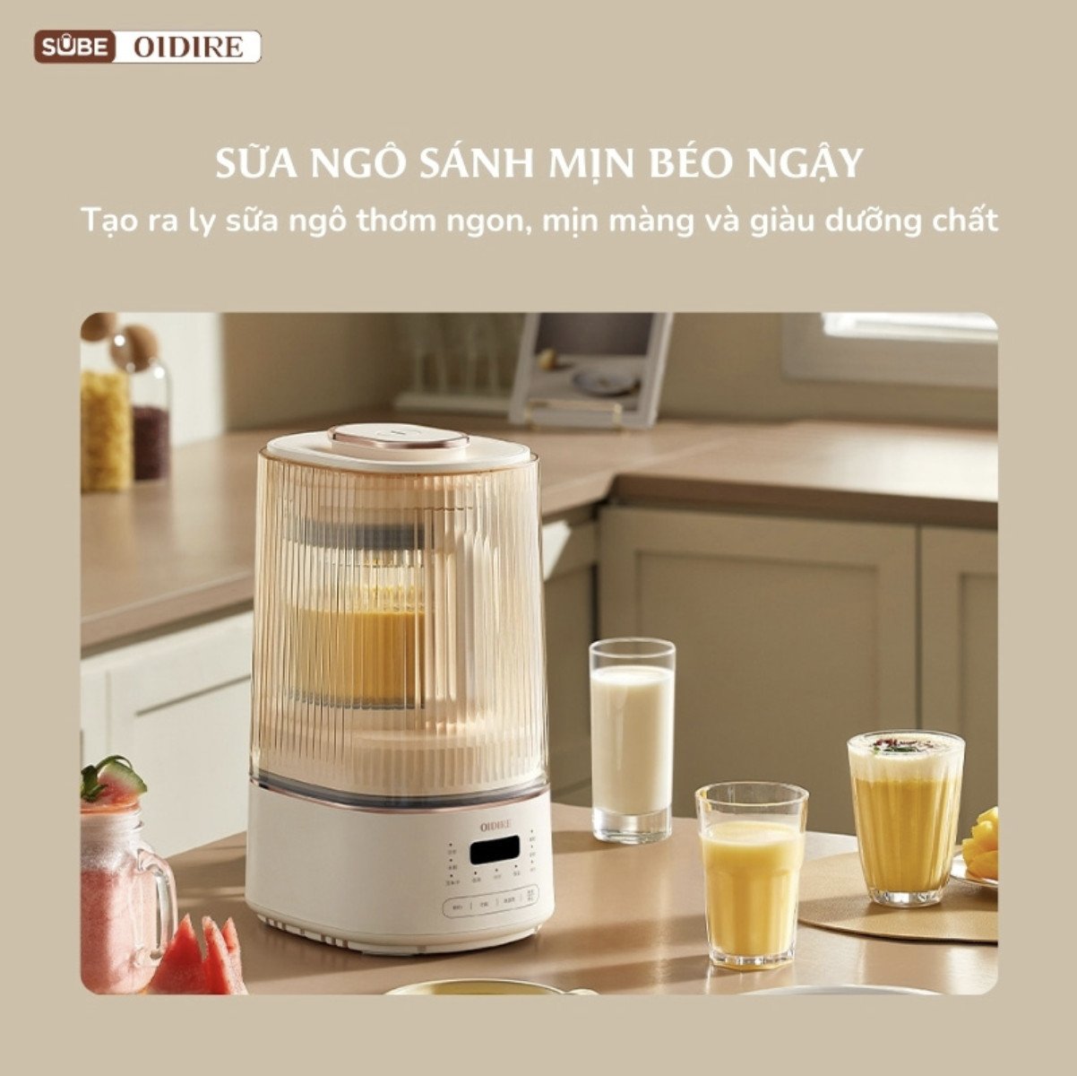 Sữa ngô sánh mịn cho cả nhà