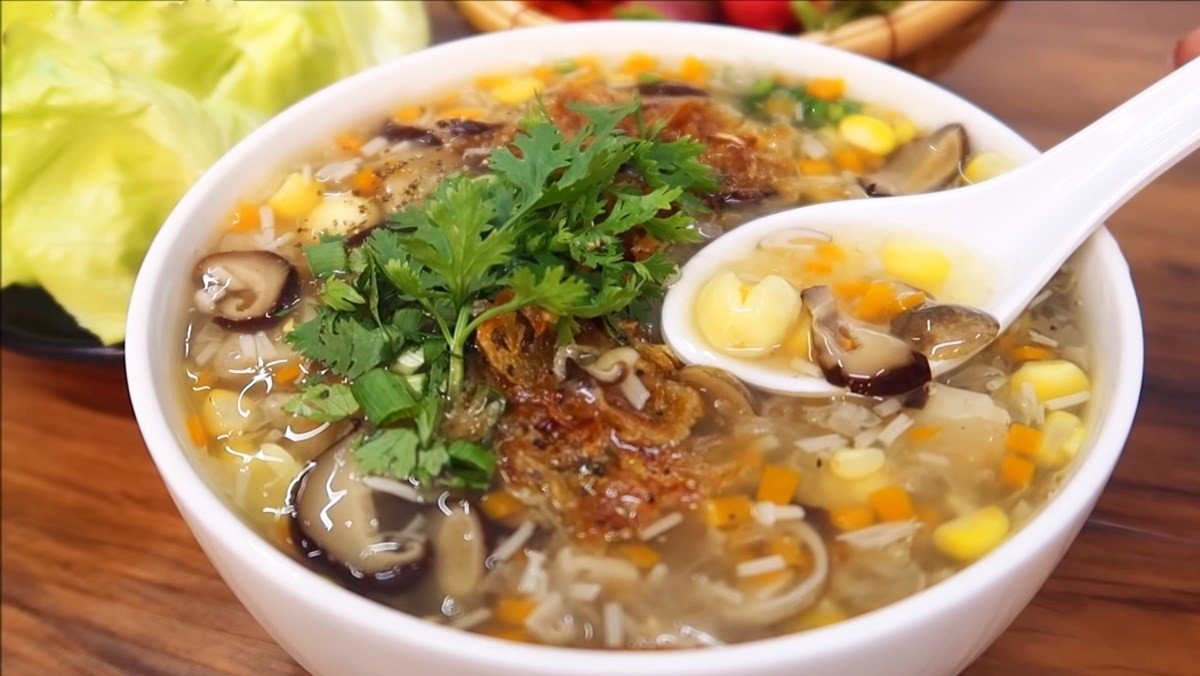 Súp chay giàu dinh dưỡng, món ăn lành mạnh với lượng calo kiểm soát