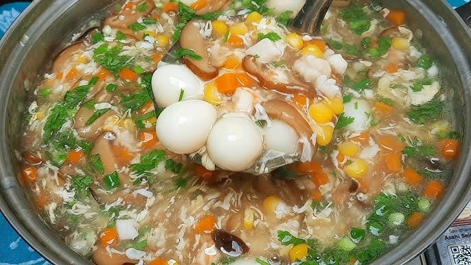 Súp cua thơm ngon, dễ làm, với lượng calo cần lưu ý khi chế biến