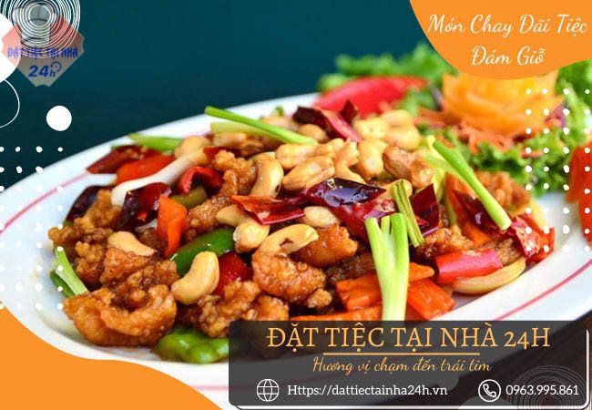 Tam cô xào hạt điều chay