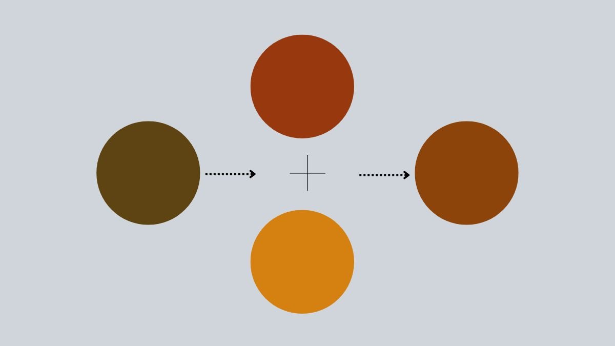 Tạo sắc nâu gỗ tự nhiên bằng cách pha màu