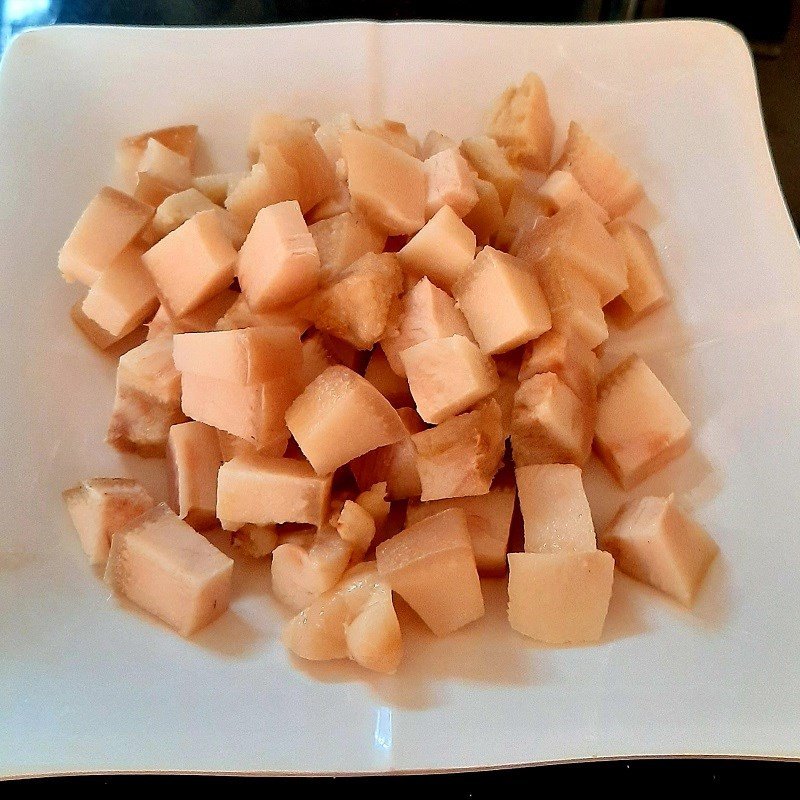 thắng mỡ heo làm tóp mỡ và mỡ nước cho kho quẹt