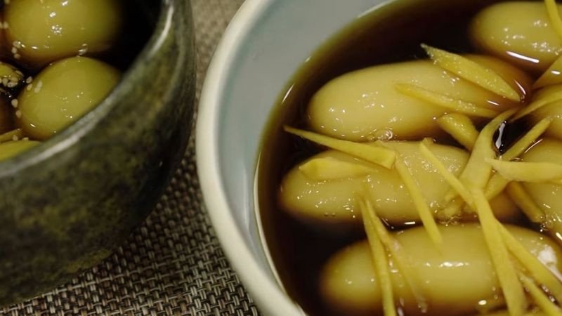 Thành phẩm bánh ngào mật mía