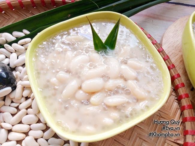 Thành phẩm chè đậu trắng hạt to chuẩn vị