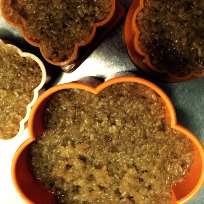 Thành phẩm chè gạo nếp gừng sau khi hoàn thành