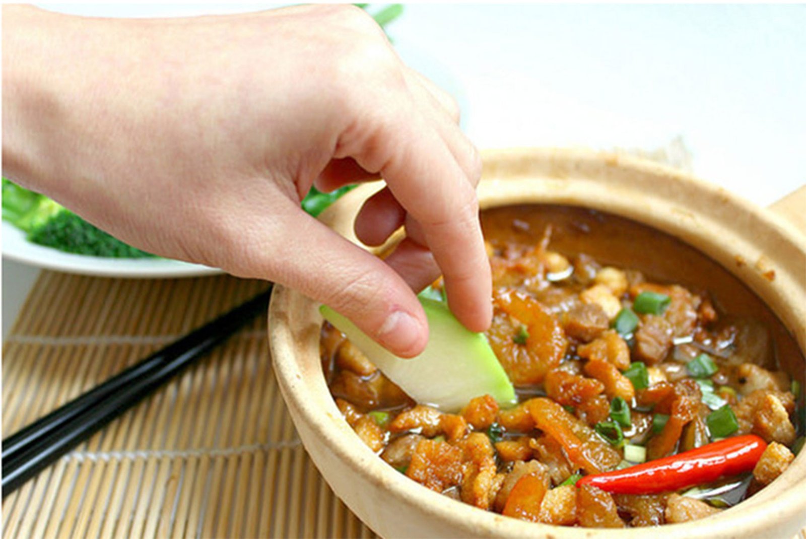 Thành phẩm kho quẹt thịt đậm đà hấp dẫn