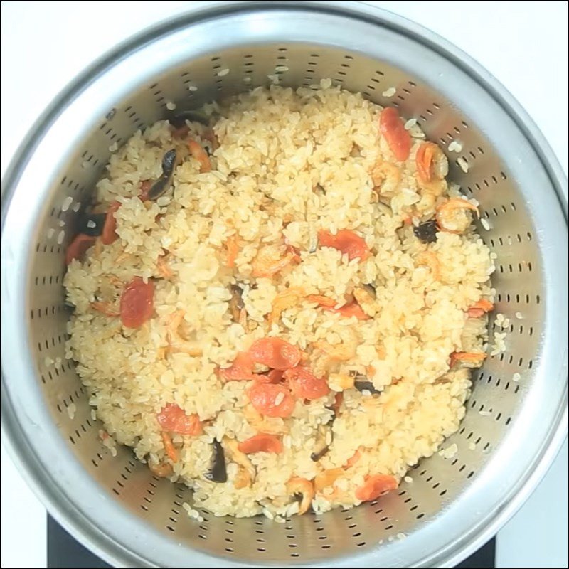 Thành phẩm xôi mặn của người Hoa