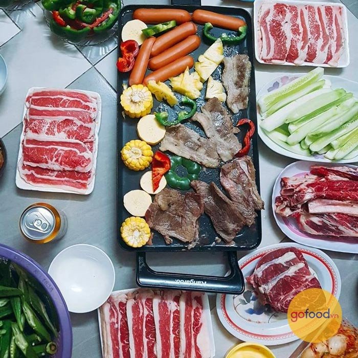 Thịt ba chỉ nướng sả thơm lừng