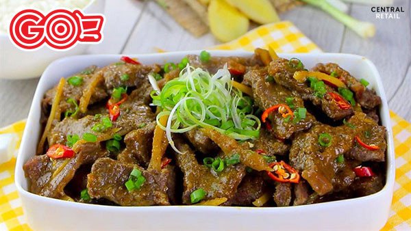 Thịt bò kho gừng ấm nồng, nước sốt sánh mịn