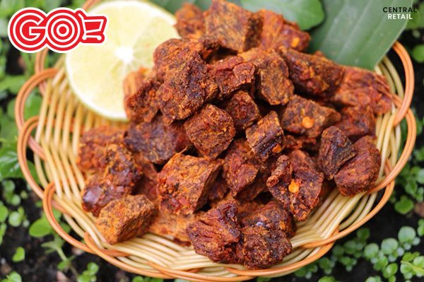 Thịt bò khô viên đậm vị, món ăn vặt hấp dẫn