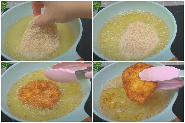 Thịt chiên xù vàng ươm ăn kèm cà ri Nhật