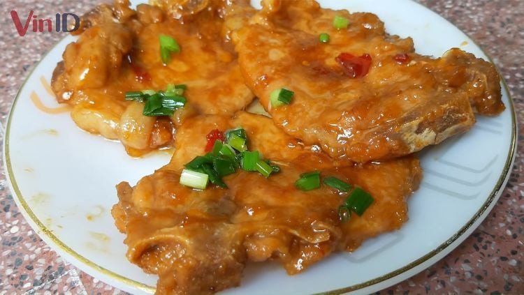 Thịt cốt lết nướng ướp sữa tươi