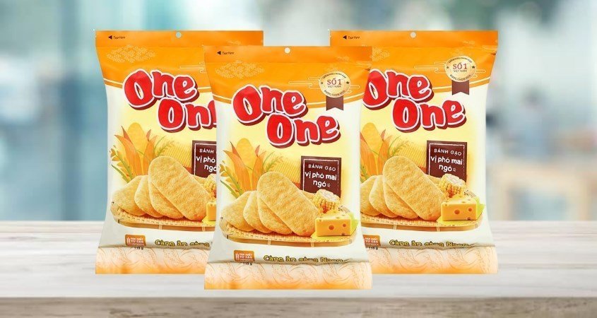 Thưởng thức bánh gạo One One vị phô mai ngô một cách hợp lý để kiểm soát cân nặng.