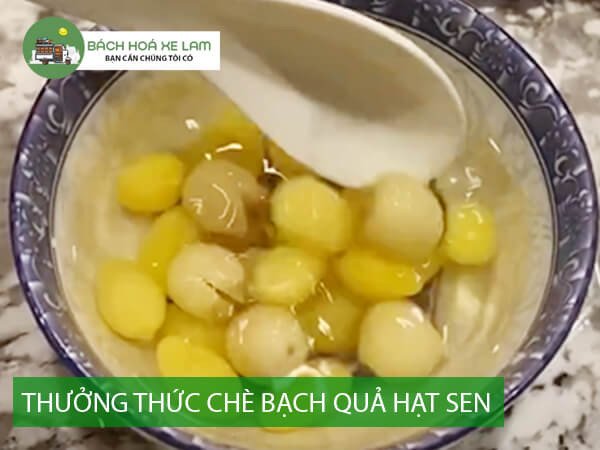 Thưởng Thức Chè Bạch Quả Hạt Sen Táo Tàu