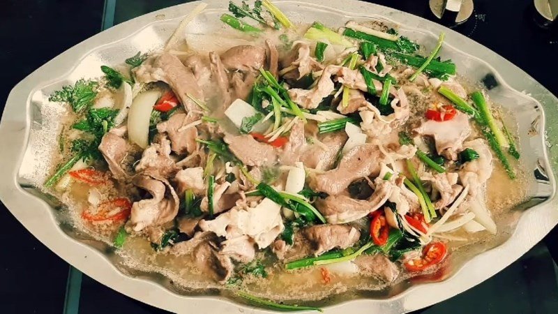 Tim lợn hấp gừng thơm ngon, bổ dưỡng