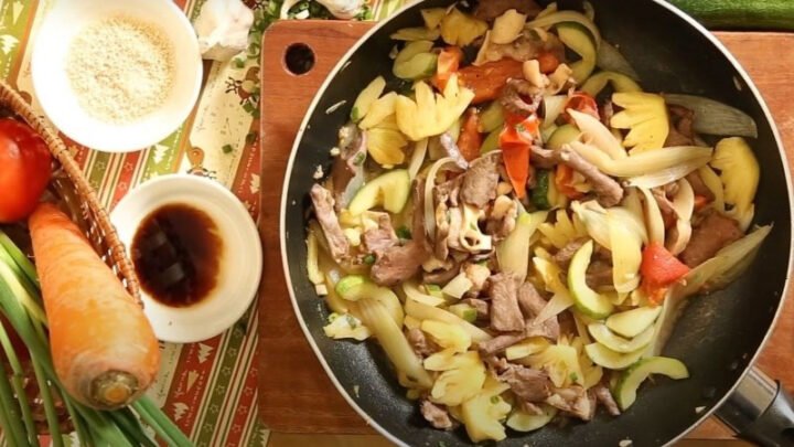 Tim lợn xào chua ngọt đậm đà, món ngon dễ làm