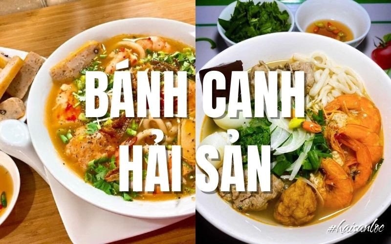 Tô bánh canh hải sản nóng hổi hấp dẫn chuẩn vị