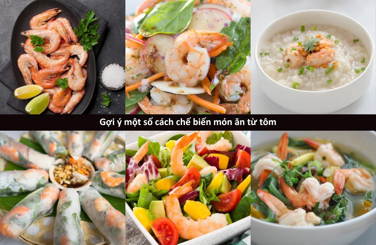 Tôm hấp và luộc là lựa chọn tuyệt vời dành cho sức khỏe và giảm cân