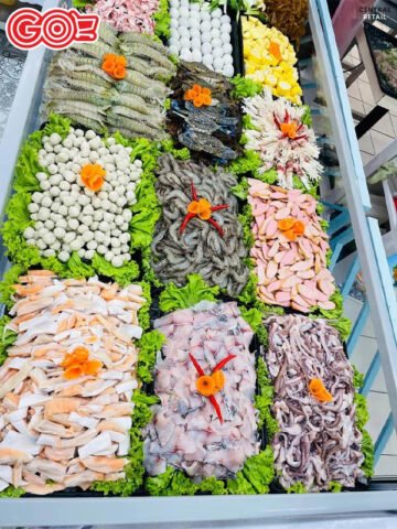 Tôm tươi nguyên liệu chính để làm chả giò tôm thịt