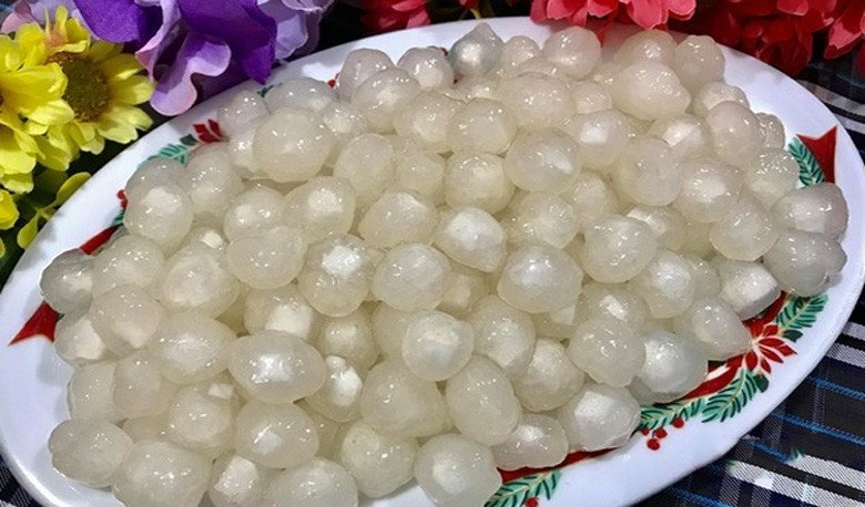 Trân châu dừa đã luộc xong