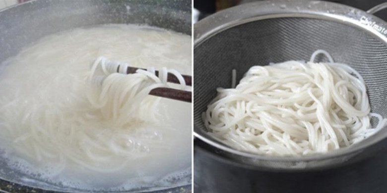 Trình bày bún bò Huế với các loại thịt, gân và chả, tạo nên tô bún bò hấp dẫn.