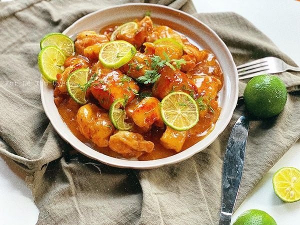 Ức gà sốt mật ong đậm đà, hấp dẫn