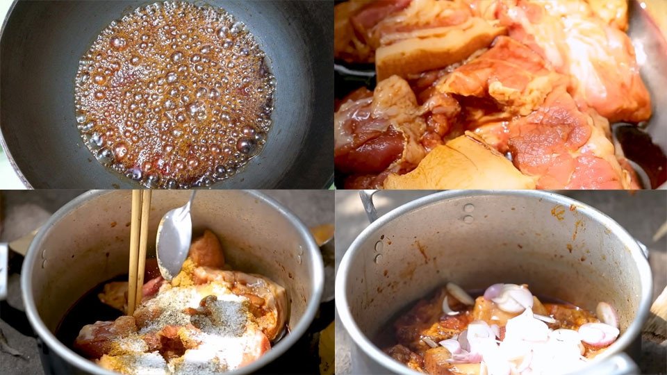 Ướp thịt hộp Nghệ An với đầy đủ gia vị