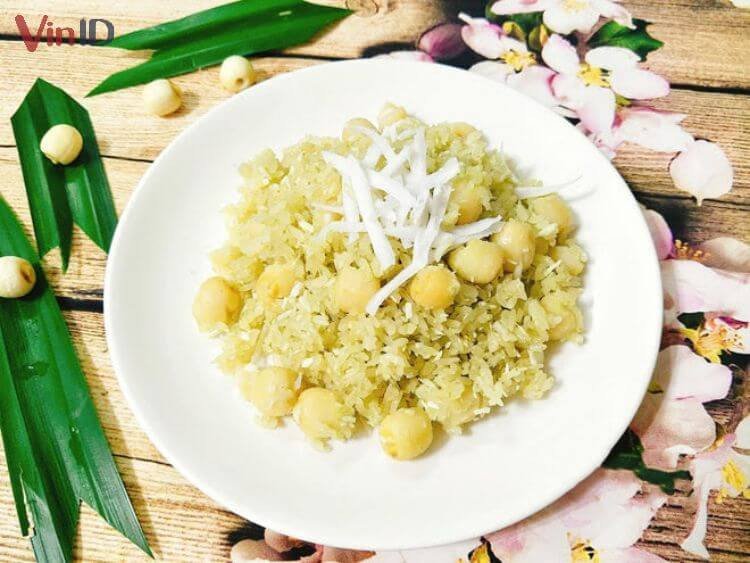 Xôi lá nếp thơm ngon bắt mắt