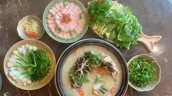 cách nấu cháo ám cá quả