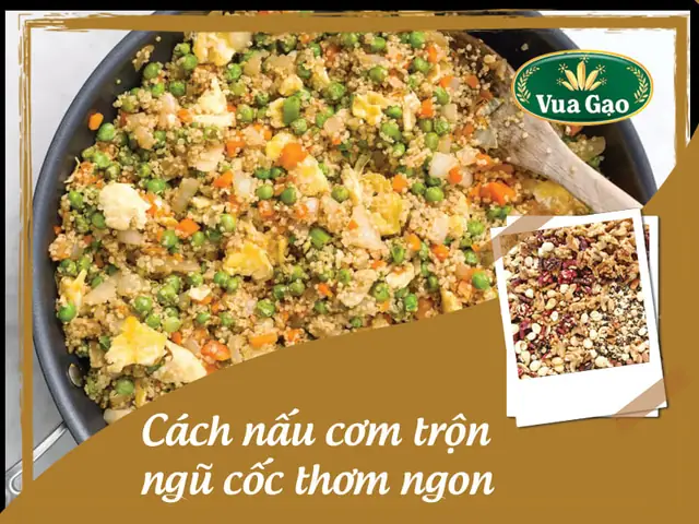 4. Cách nấu cơm ngũ cốc đơn giản và thơm ngon