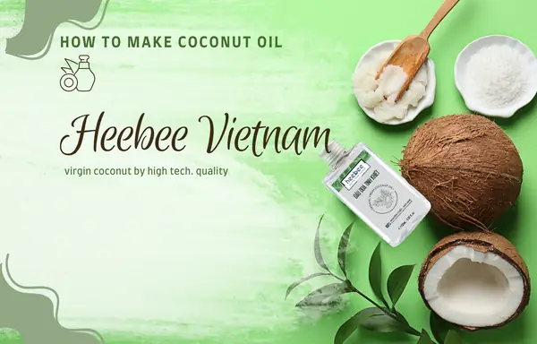 4. Dầu dừa ép lạnh Heebee - Tinh khiết, không mùi, nguyên chất