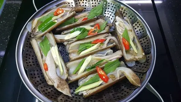 Cách làm món ốc móng tay hấp sả Cách làm món ốc móng tay hấp sả