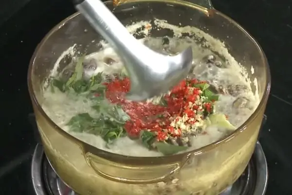 Nấu ốc len xào dừa