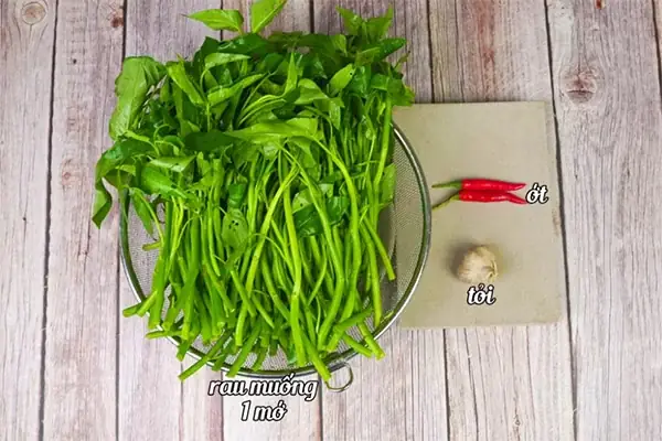 Chuẩn bị nguyên liệu