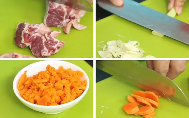 Bước 1: Sơ chế nguyên liệu