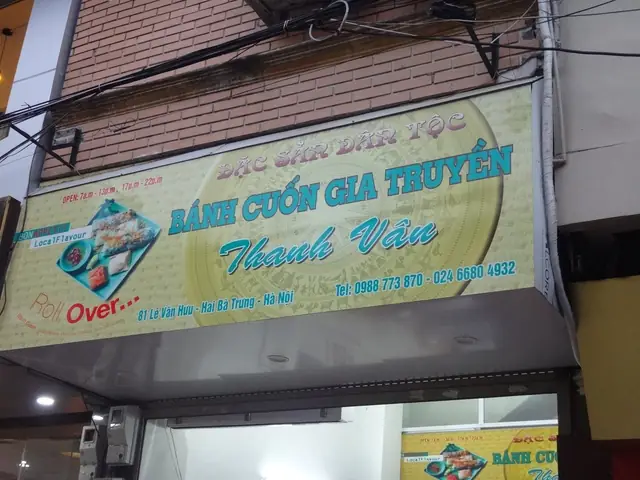 Bánh Cuốn Gia Truyền Thanh Vân: Đánh Giá Chi Tiết Quán Bánh Cuốn Hàng Gà Hà Nội