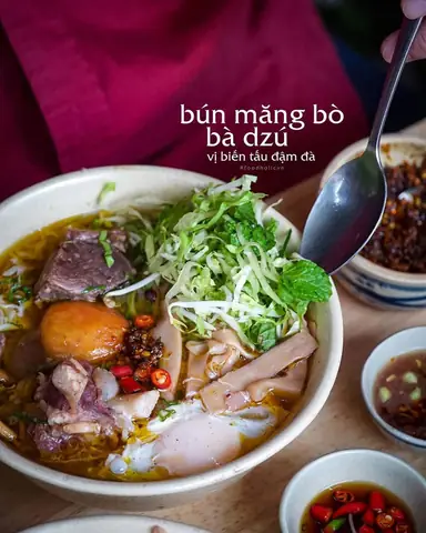 Bún Măng Bò Bà Dzú: Đánh Giá Chi Tiết Về Ẩm Thực Đường Phố Sài Gòn