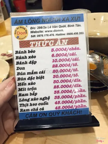 Đánh Giá Chi Tiết Don Quán Ăn Quảng Ngãi: Trải Nghiệm Ẩm Thực Miền Trung Chất Lượng Tại Quận Bình Tân