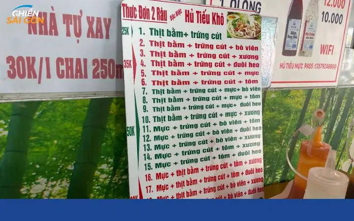 Hủ Tiếu Mực Hai Râu Thủ Đức: Review Thực Tế Về Chất Lượng & Giá Cả