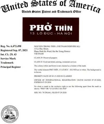 Phở Thìn 13 Lò Đúc: Chiến Thắng Pháp Lý Tại Mỹ Và Bài Học Về Bảo Hộ Thương Hiệu Quốc Tế Phở Thìn 13 Lò Đúc: Chiến Thắng Pháp Lý Tại Mỹ Và Bài Học Về Bảo Hộ Thương Hiệu Quốc Tế
