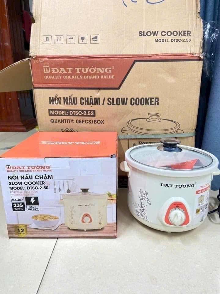 Cách dùng nồi nấu cháo chậm Đạt Tường cho người mới