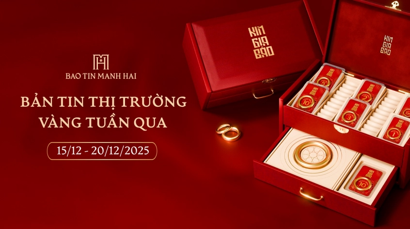 Bản tin thị trường vàng tuần qua (15/12-20/12/2025)