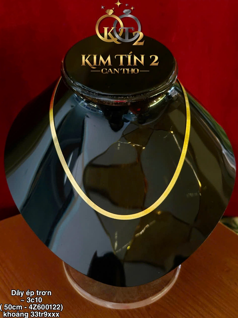 Dây Chuyền Ép Trơn 3 Chỉ