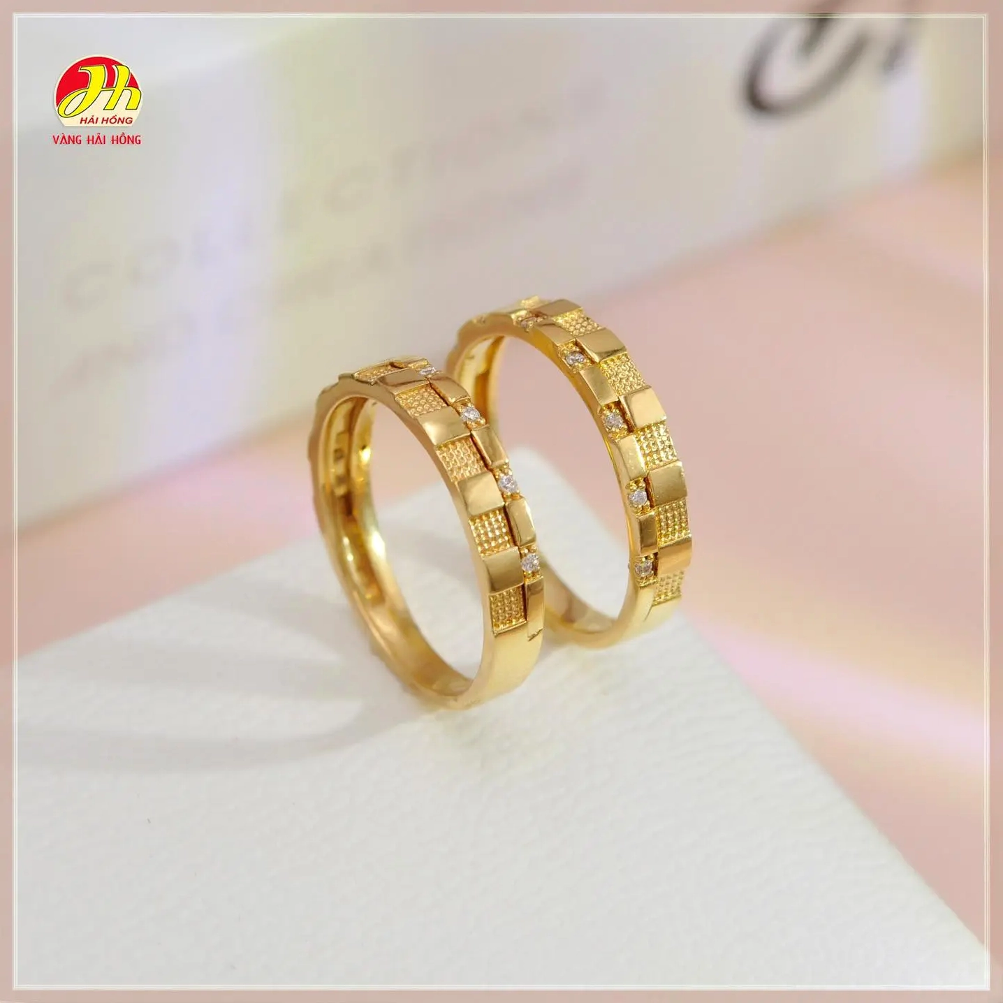 Mẫu nhẫn vàng 24k đẹp tại Hải Hồng