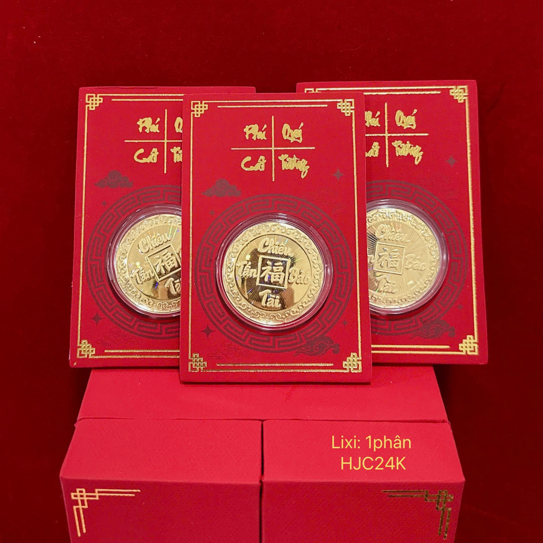 Quà tặng vàng 24K HJC sang trọng