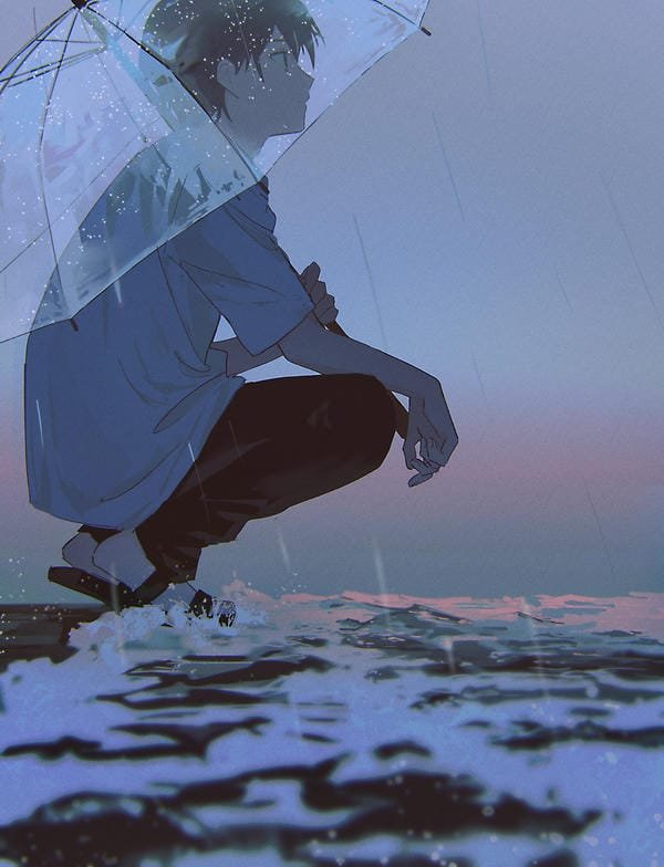 ảnh anime buồn nam 14