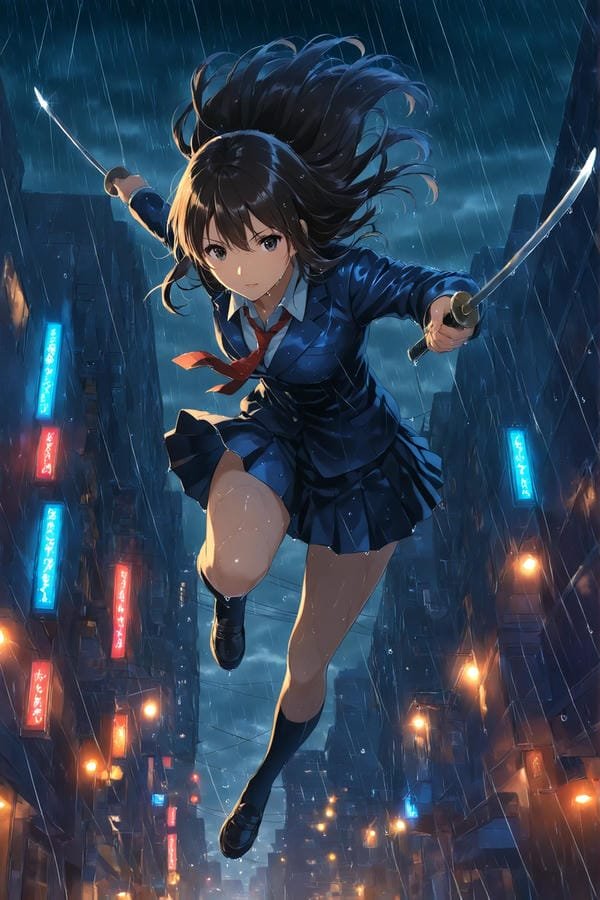 ảnh gái anime ngầu 13