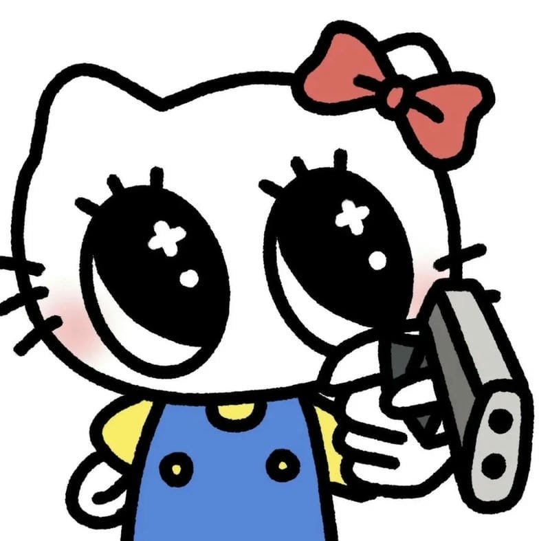 145+ Ảnh Hello Kitty vô tri cute nhưng đầy biểu cảm khó đỡ 1 hình ảnh hello kitty vô tri